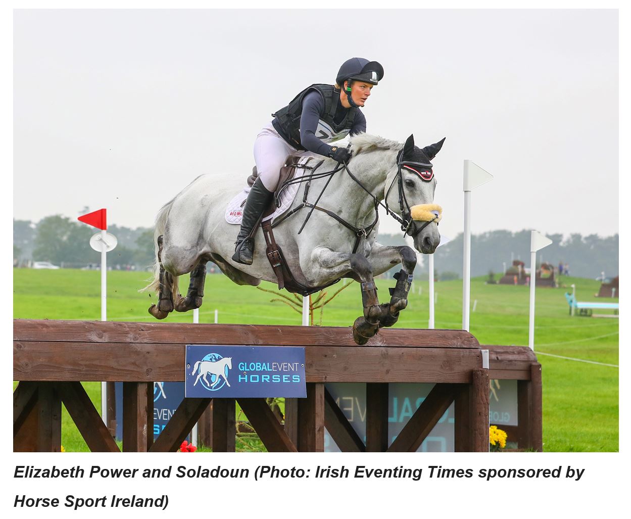 RED MILLS Rider Elizabeth Power wins big at Kilguilkey Home International